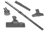 Dust Care Attachment Set Backpack 1 1/4 5 Piece