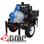 Honda V-Twin OHV 6" Driven Trash Pump AMT 5585-H6