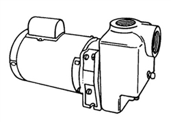 BURKS PUMP SELF PRIME 1PH 1/2HP Model# 5WT5
